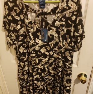 NWT Hottopic Harry Potter Hogwarts Letter Dress